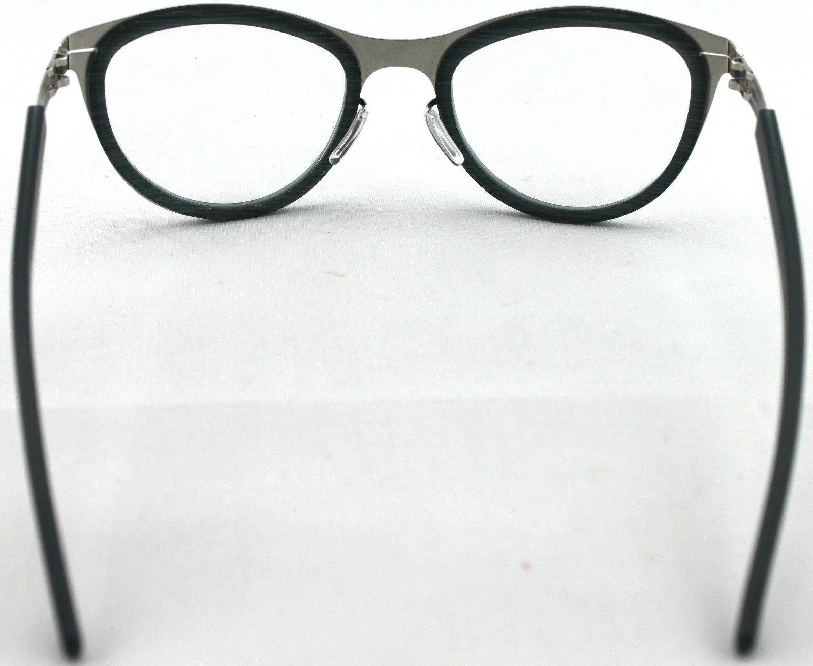 Pre-owned Ic! Berlin Ic Berlin Fatima R (pearl Rocket Fuel) Optical Frame Anti-reflective Demo Lens In Clear