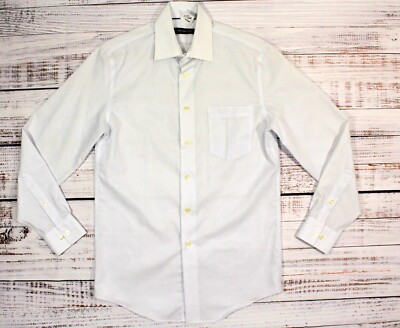 NWT JONES NEW YORK 14 ½ 32 33 MEN S DRESS SHIRT NON-IRON REGULAR FIT LIGHT BLUE