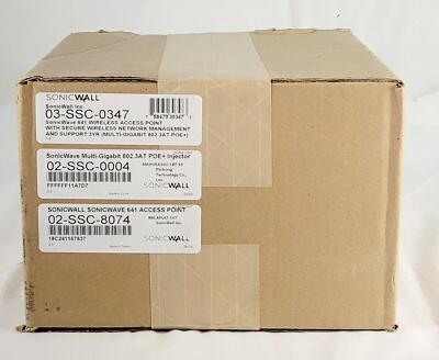 NEW Sonicwall SonicWave 641 Wireless Access Point w/ 3YR Secure Wireless Network