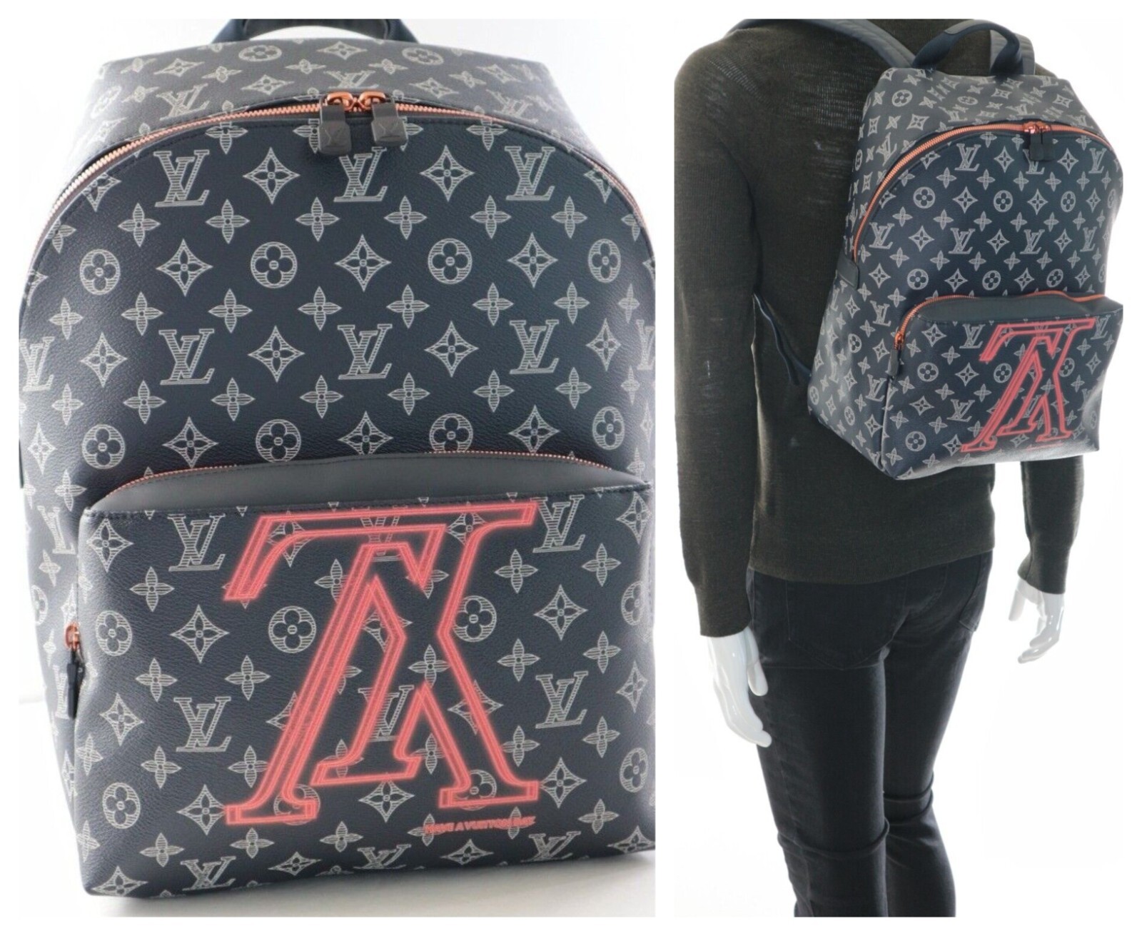 Louis Vuitton Apollo Backpack Monogram Ink Upside Down Louis Vuitton Apollo Backpack Monogram Ink Upside Down
