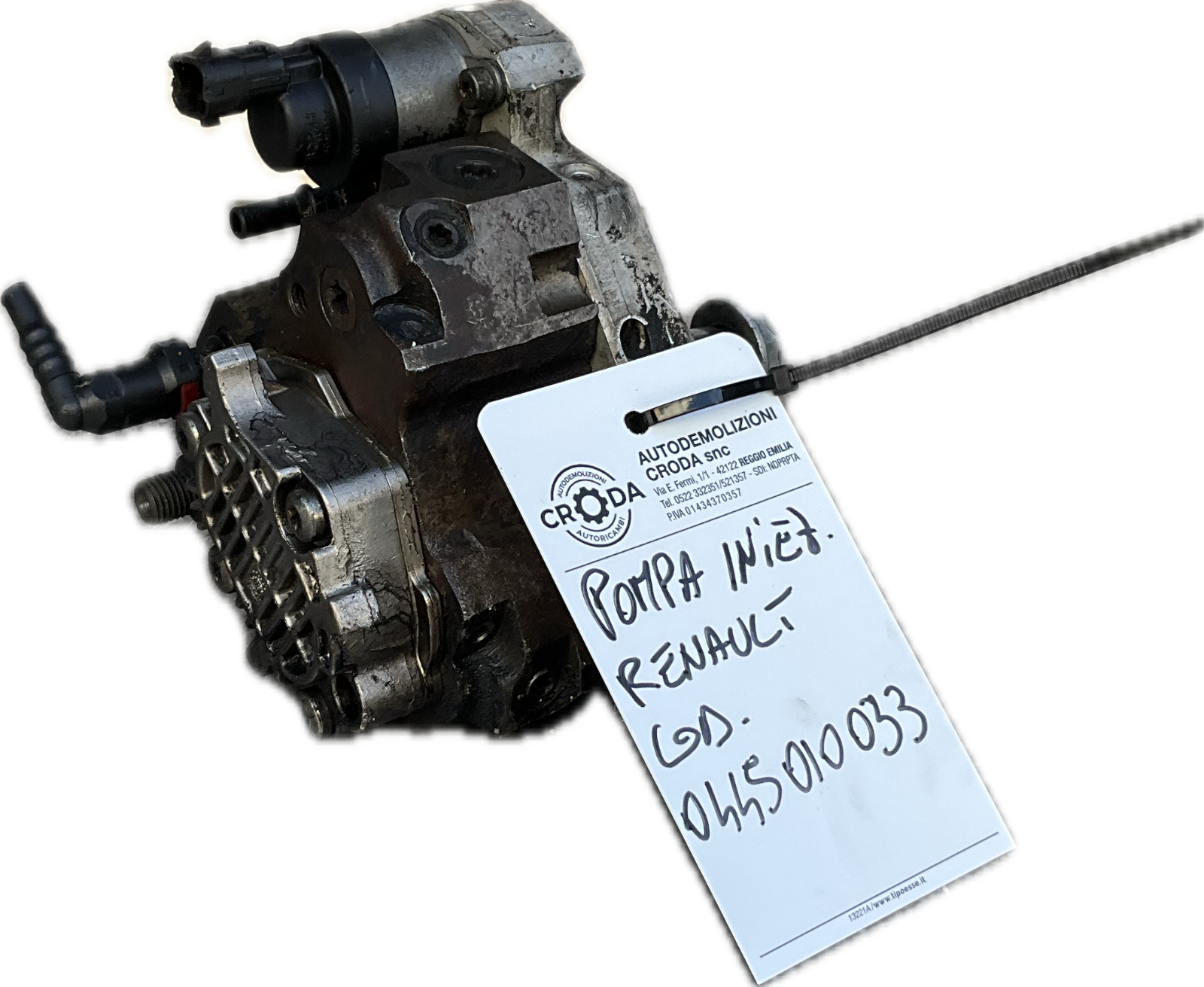Pompa iniezione RENAULT ESPACE / LAGUNA codice ricambio 8200170377 0445010033