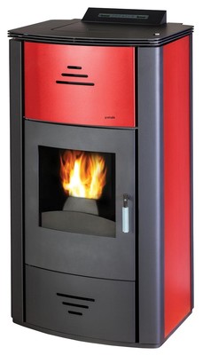 1A Vittoria PBS Pelletofen, Kaminofen 7 - 18 KW wasserführend. Für Wohnung, Haus