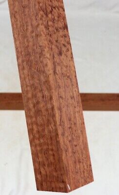Heavy figure pomelle bubinga pool cue turning square wood lumber 2x2x36'' BS1