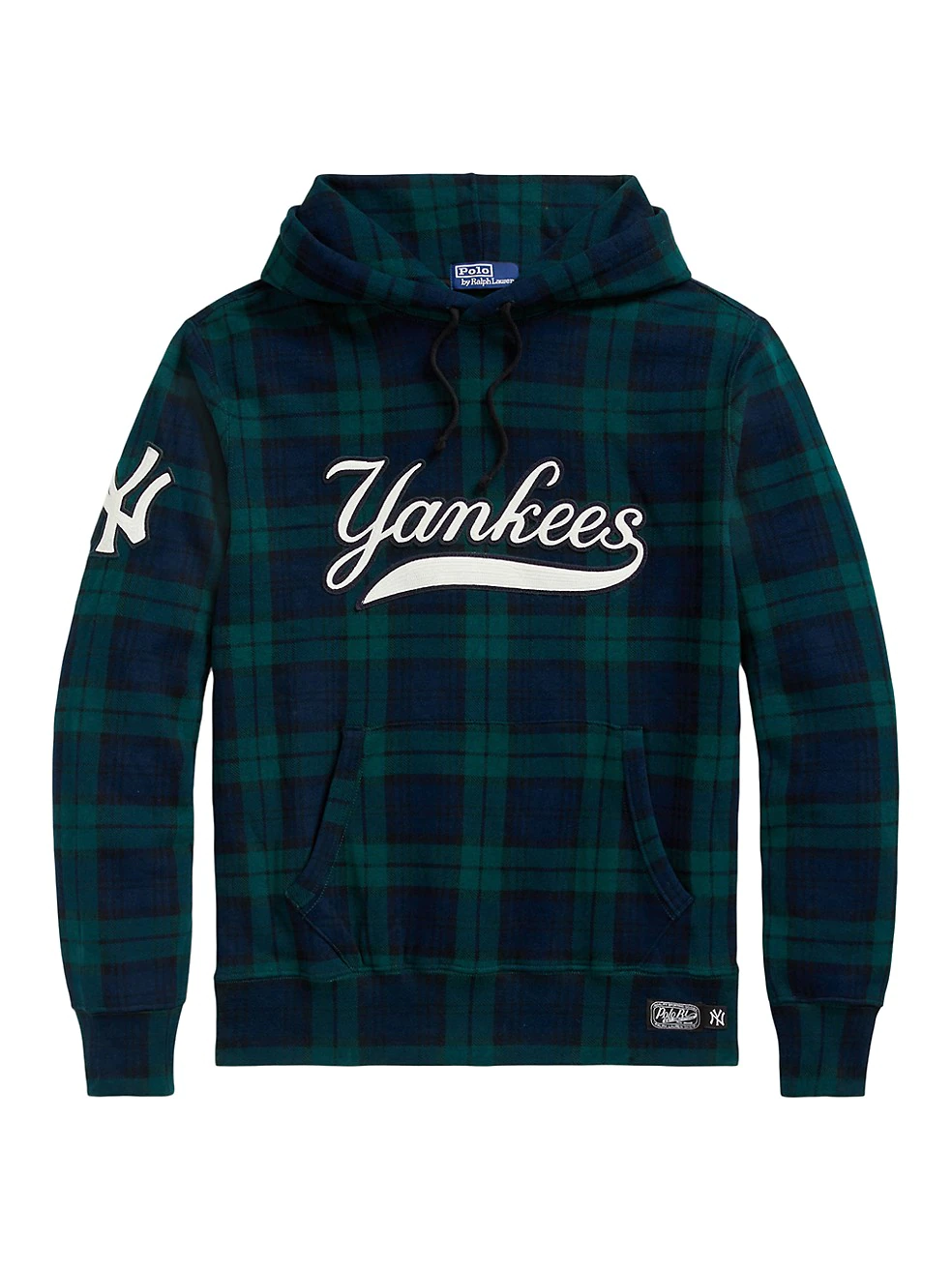 Pre-owned Polo Ralph Lauren Limited Edition Mlb Ny Yankees Blackwatch Fleece Hoodie In Multicolor