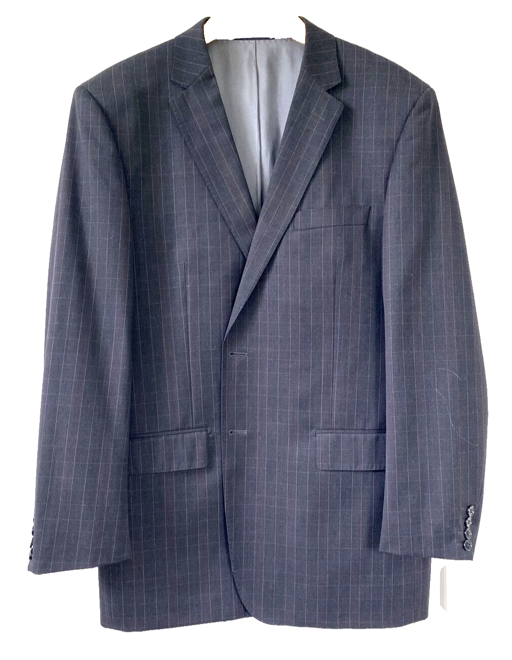 TIGLIO LUXE Super 150's Lana Merino Wool Gray Suit 2 Piece 44R Italy