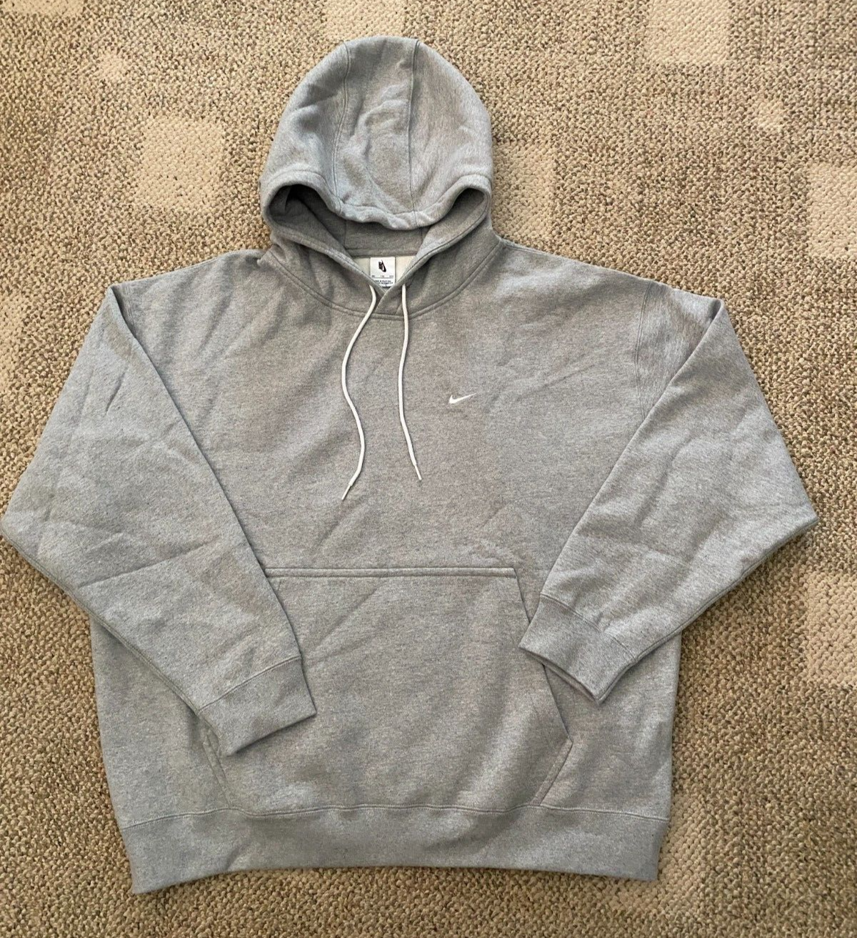 $90 Men's 2XL Nike Solo Swoosh Fleece Hoodie Heavyweight