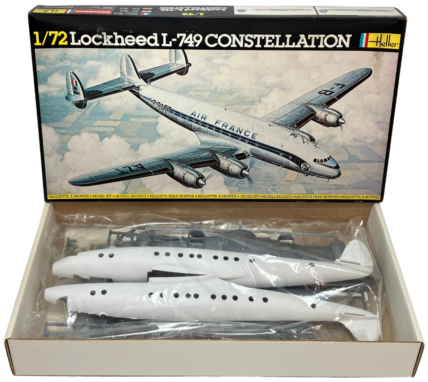 Heller 1/72 Lockheed L-749 Constellation Air France Vintage Heller 1/72 Lockheed L-749 Constellation Air France Vintage