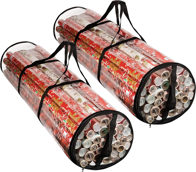 Storage Bag - Transparent Design, Dual Zipper And Two Handl