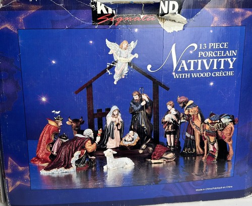 クリスマス Nativity set Kirkland Costco Amazon.com: KIRKLAND Signature Hand-Painted Christmas