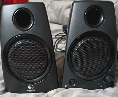 Logitech Z130 Full Stereo Sound 3.5mm Jack Compact Laptop Speakers
