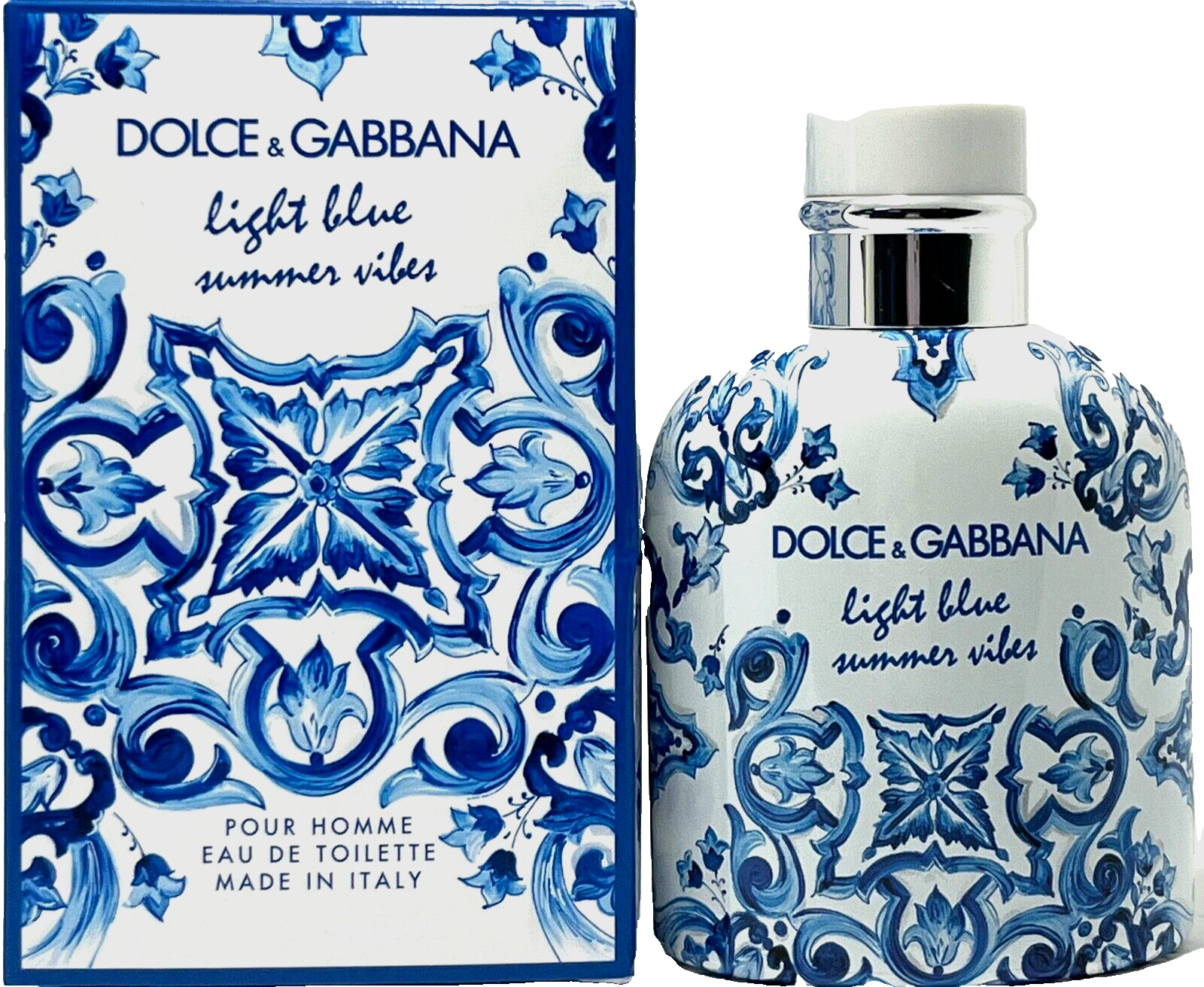 DOLCE & GABBANA LIGHT BLUE SUMMER VIBES EDT SPRAY FOR MEN