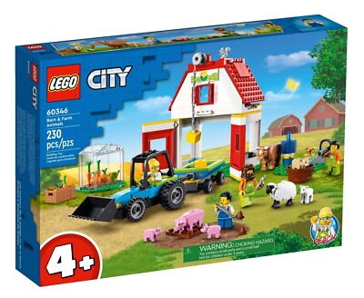 LEGO CITY Barn & Farm Animals 60346 NEW in Sealed BOX Retired