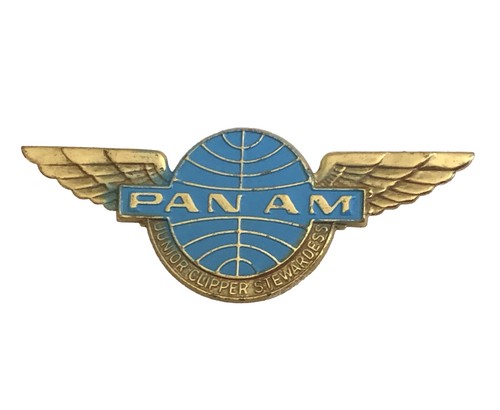 PAN AM パンナム 社章／社員 クルー パイロット スチュワーデス CA PAN AM パンナム 社章／社員 クルー パイロット スチュワーデス