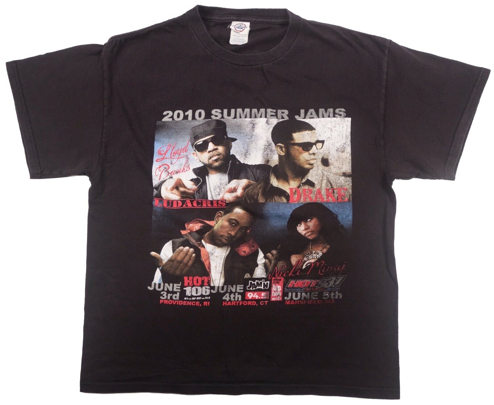 2010 SUMMER JAMS vintage RAP TEE t shirt HIP HOP DRAKE 2010 SUMMER JAMS vintage RAP TEE t shirt HIP HOP DRAKE