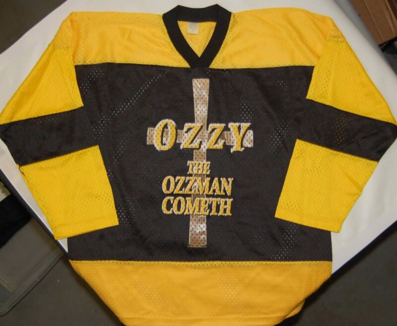 Ozzy Osbourne HOCKEY JERSEY - The Ozzman Cometh  - Vintage 1998 - NEW - XL Rare