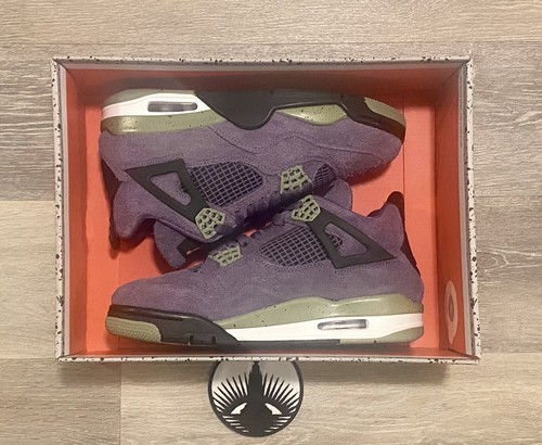 Pre-owned Jordan Nike Air  4 Retro 'canyon Purple Orange' Aq9129-500 Women's 9, Men's 7.5