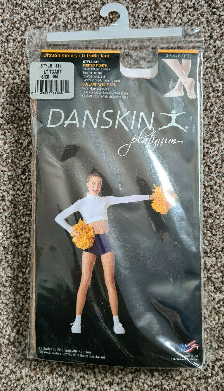 Danskin shimmery tights toast hot sale