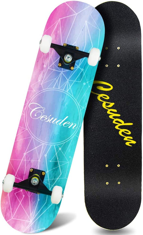 -complete Skateboards For Beginners Kids Boys Girls Adults Y