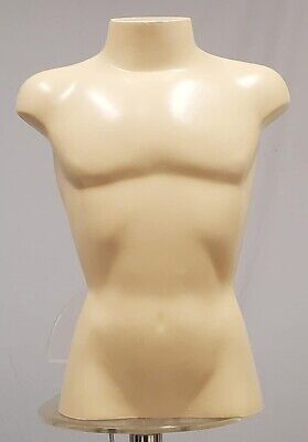 Male Torso Mannequin Form Display Bust 39'' Chest, Flesh Color (#50R05)