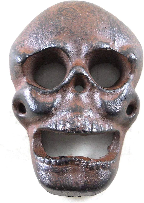 Cast Iron Wall Mounted Skull Bottle Opener