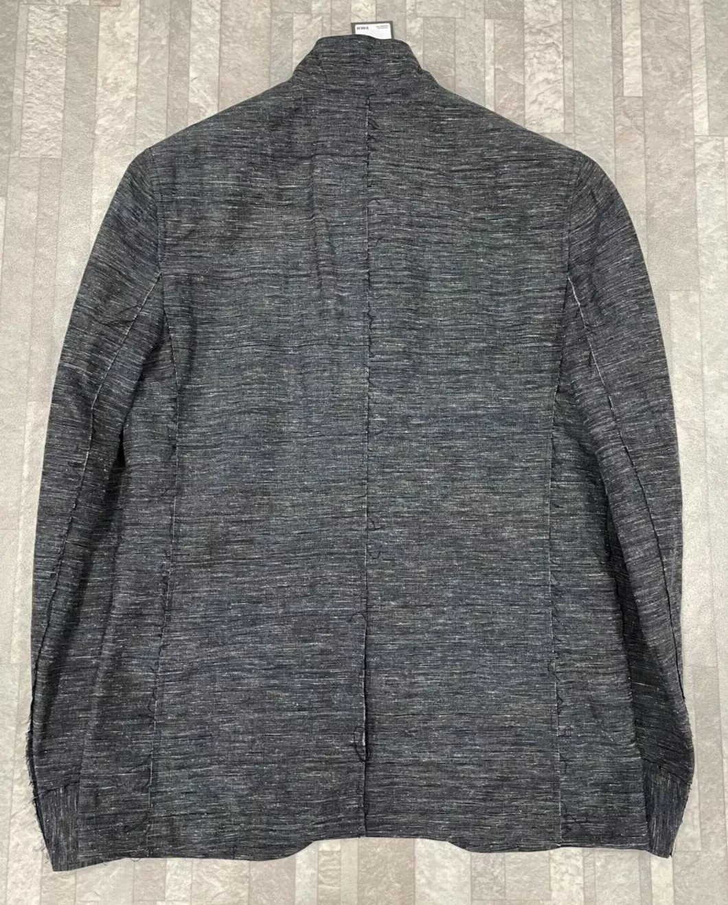 Pre-owned John Varvatos $1498  Jacket In Marine Size:52 In Gray