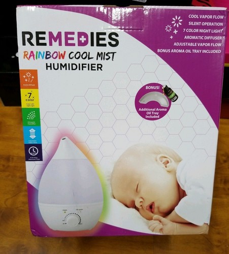 Remedies rainbow cool mist humidifier