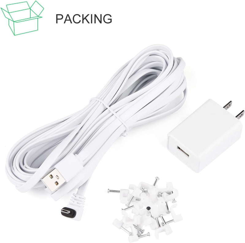 ALERTCAM 30Ft/9M Power Adapter for Arlo Essential Spotlight, Weatherproof Outdoo