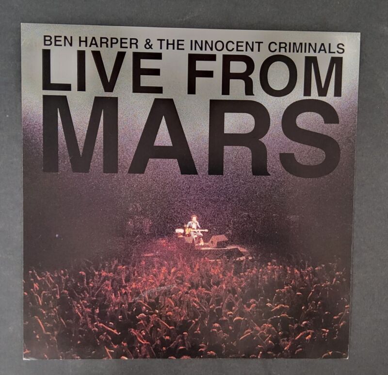 Ben Harper & The Innocent Criminals "Live From Mars" Poster Flat 12"x12"