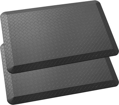 2 Piece Kitchen Mat Floor Mat Cushioned Anti-Fatigue with Waterproof & Non Slip