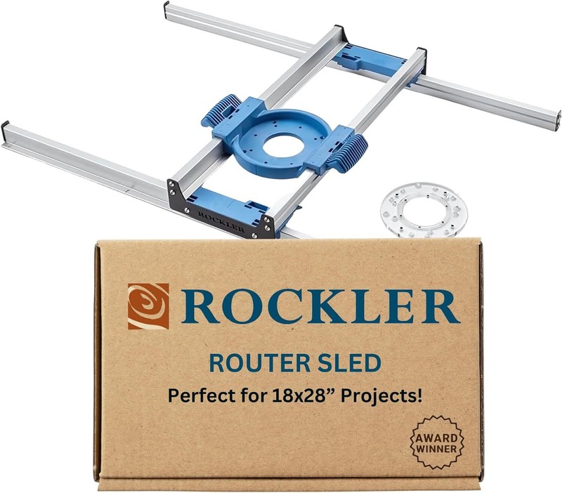 Router Sled, Benchtop Board Slab Flattening Jig | Precise Router