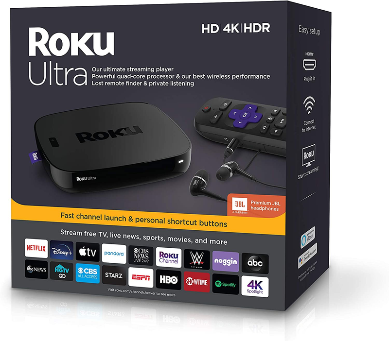 4k/hd/hdr With Premium Jbl Headphones