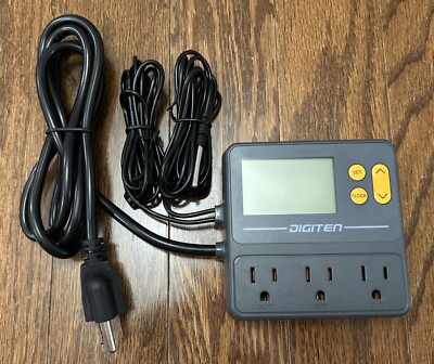 DIGITEN Temperature Controller Timer Reptile Thermostat Day Night TTC-1003