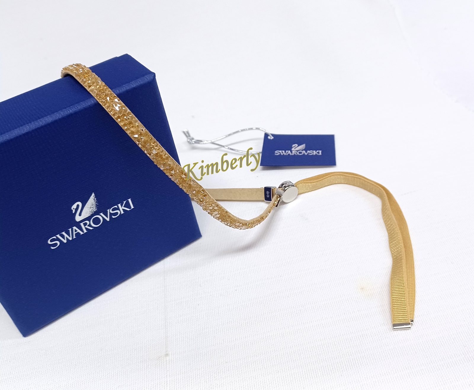 SWAROVSKI ストラップ Swarovski Crystaldust Choker Adjustable Bracelet Headband