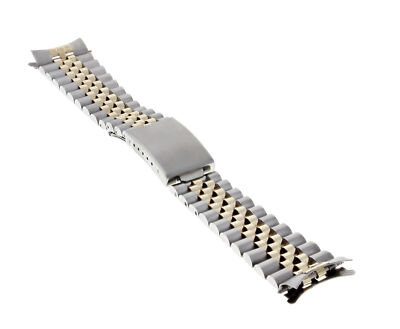 20MM 18K/SS Jubilee Watch Band Strap For Rolex 36MM Datejust 16013, 16203, 16233