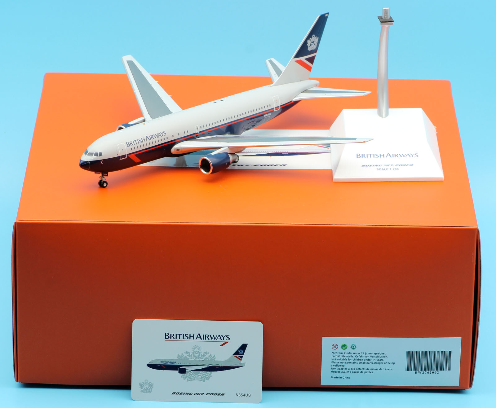 ブリティッシュエアウェイズ 767-200ER N654US 1/200 Amazon.co