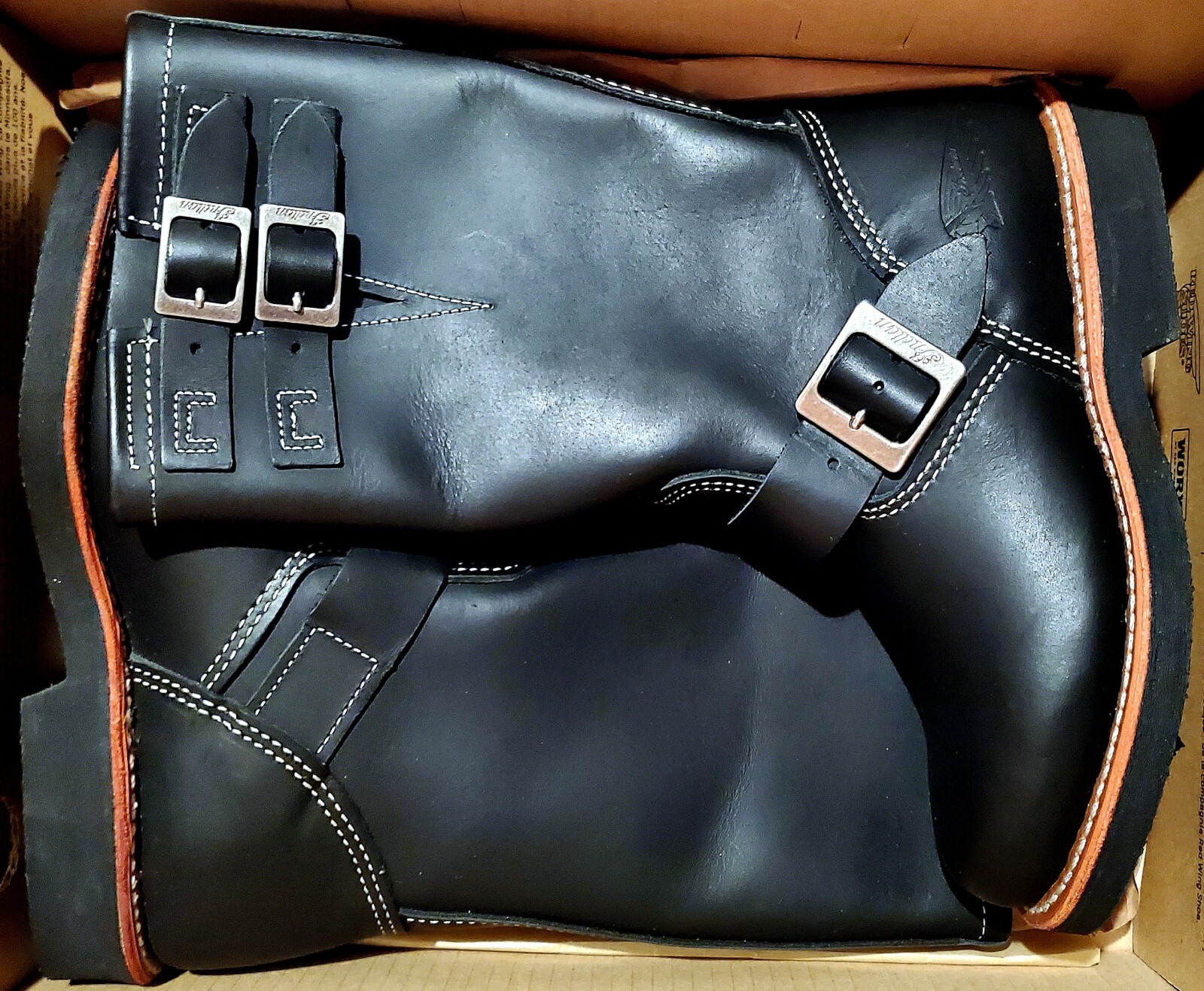 Pre-owned Red Wing Shoes Red Wing 4301 Indian Conelly Motorcycle Boots Size 5b