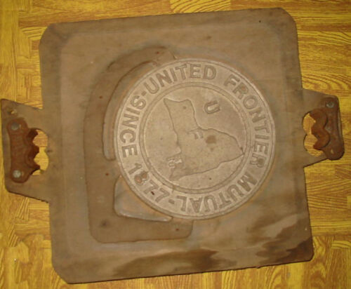 Sand casting Match plate Fire insurance Plaque United Frontier Mutual