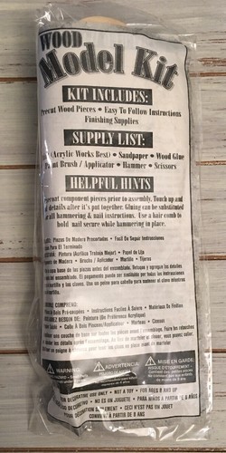 Lot of 2 New * Wood Model Kit-Covered Wagon 8.5