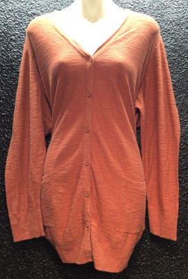 Women's 3 TORRID Rust Cardigan NWT Button Front Light Sweater
