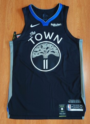 Nike Klay Thompson City The Town Authentic Golden State Warriors Jersey Rare 48