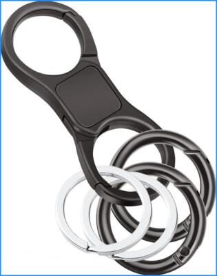 Key Chain Quick Release Key Ring, Heavy Duty Car Keychain Holder Clip with Easy