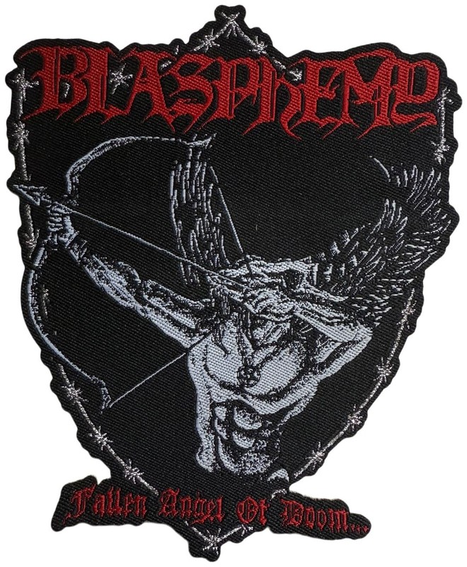 Blasphemy - Fallen Angel Of Doomâ¦ Shield - 10,8 X 9 Cm - Patch - 169823
