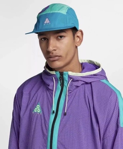 NIKE ACG AW84 Dry 5 Panel Cap Hat Turquoise AO2104 430 TNF