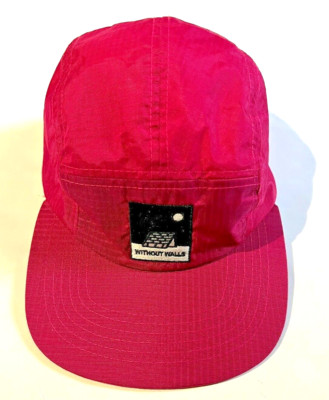 New WITHOUT WALLS Baseball Cap Fuchsia Magenta Nylon Adjustable Back