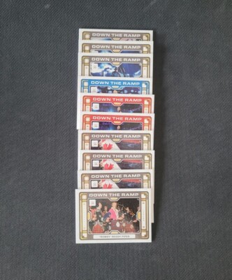 2024 Panini Photogenic WWE Down The Ramp  Insert #1-15 Build Set Pick Your Card