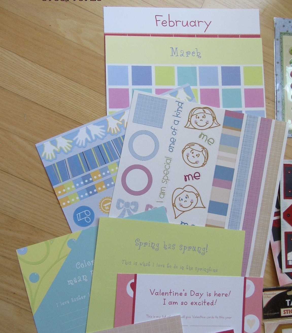 Huge Scrapbooking Lot of Mixed Embellishments