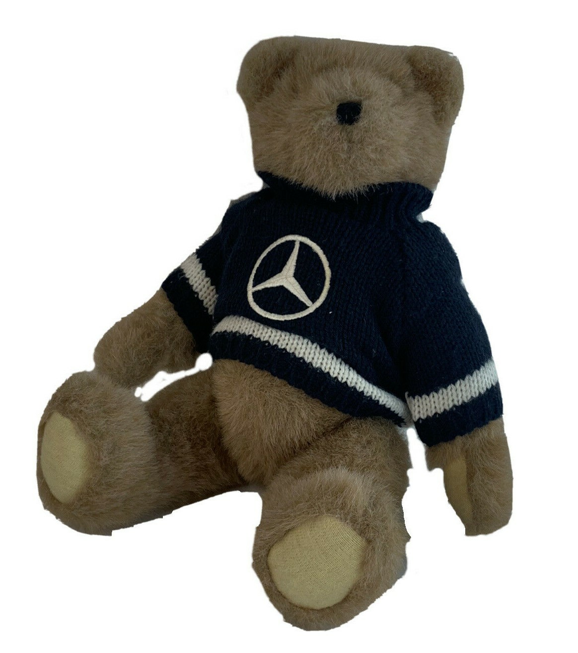 1994 Ganz Mercedes-Benz Teddy Bear Knit Blue Sweater With