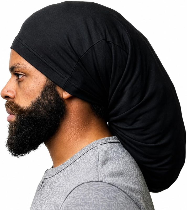 Loc Caps 2 Pack, Spandex Dread Cap for Dreadlocks, Men & Women