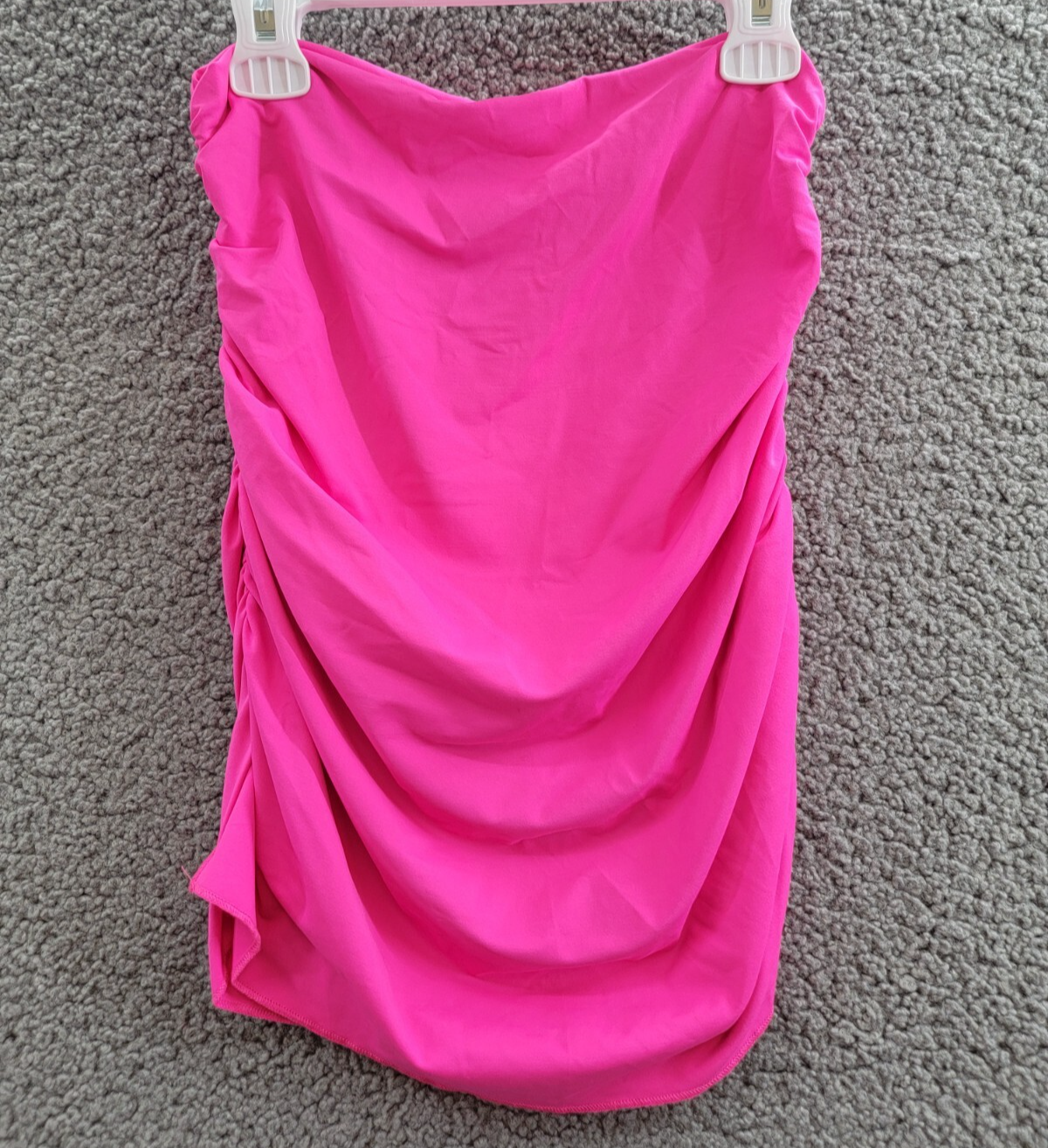 BECCA It's A Wrap Convertible Top to Skirt Cover Up Women's S Pink Glow Solid - Picture 2 of 15