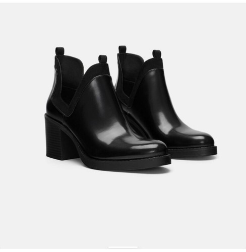 saetaku1121 PATENT FINISH SLINGBACK SHOES - Gray | ZARA United States